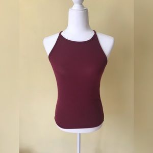 Burgundy Tank Top